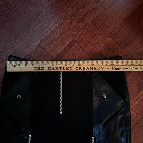 Steve Madden, NWT  high waist, size 14 vegan leather and fabric pants - Picture 11 of 11